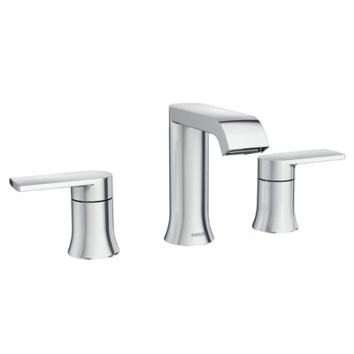 Moen Genta Widespread Bathroom Faucet with Drain Assembly