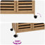 Bamboo Bar Cart