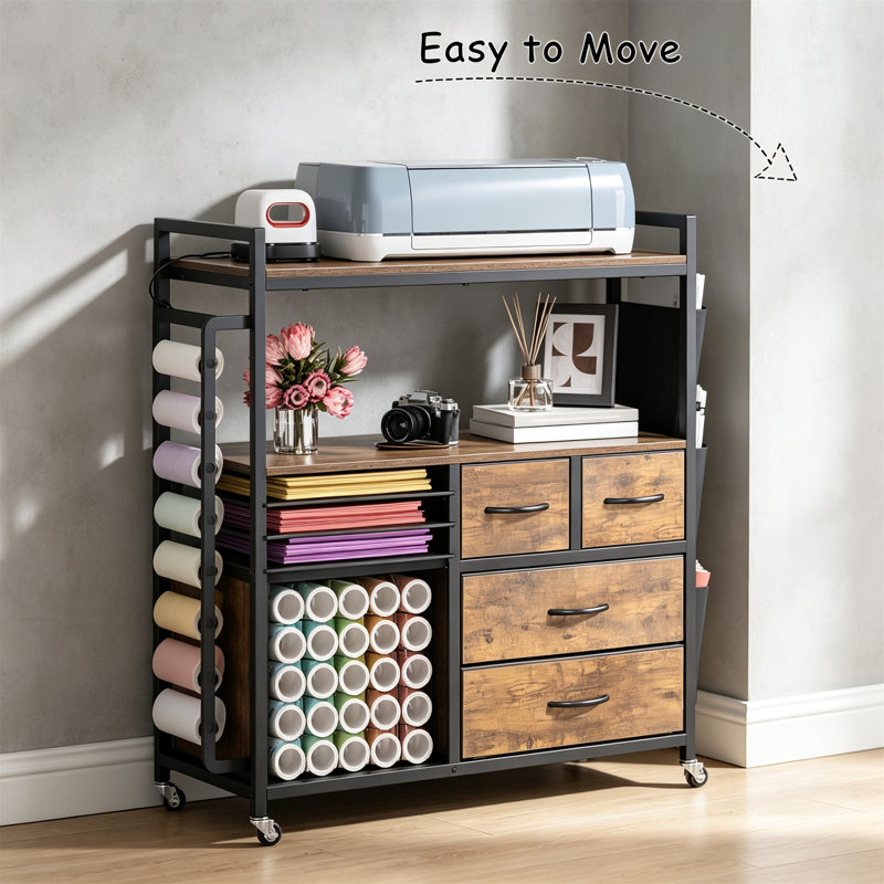 Craft Storage Rolling Cart