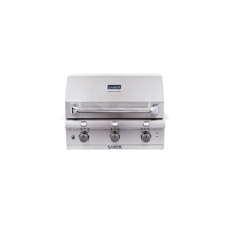 Saber Elite Series 3-Burner Built-In Gas Grill