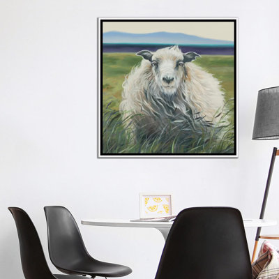 "Homespun (agneau)" par Liz Jardine, reproduction d’art