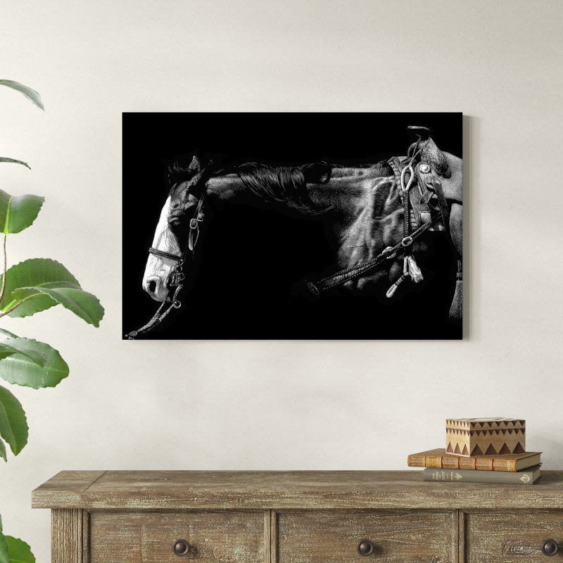 Bulldogger à tête chauve, H 24 po x l 36 po x P 1,25 po