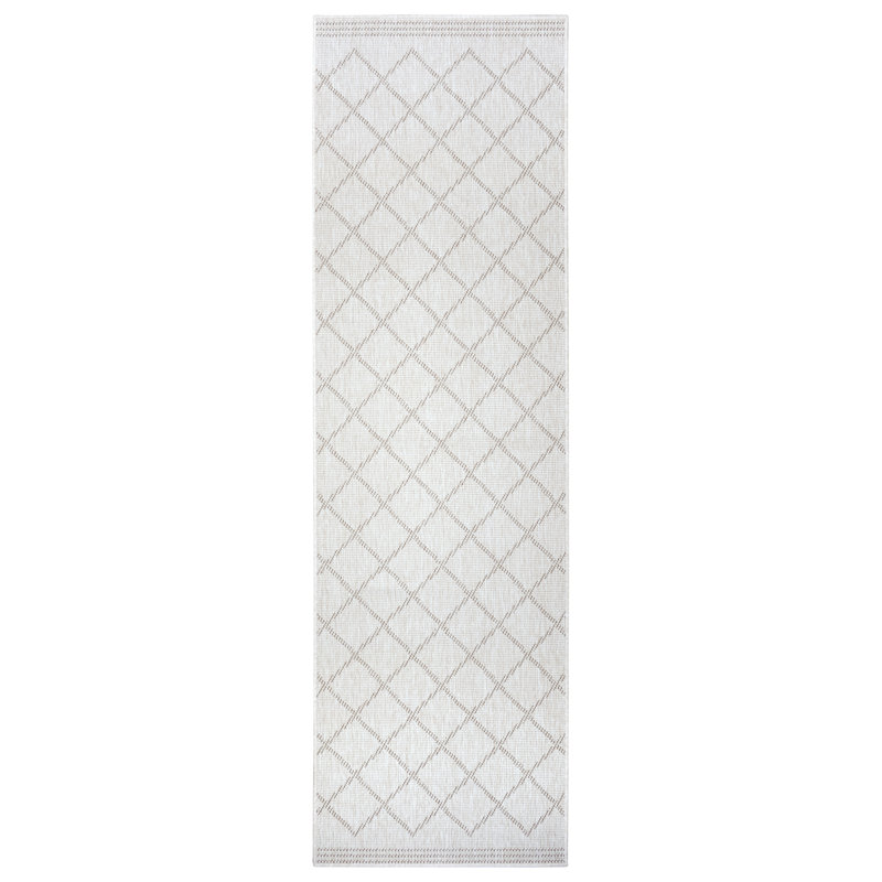 Cebu Flatweave Linen Rug, Runner 80 x 250cm