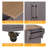 Solid Wood Top Kitchen Cart-84558670