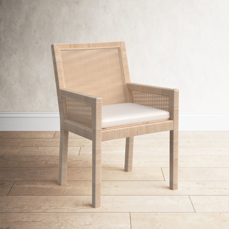 Tenerife Upholstered Armchair, Oak