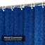 Rideau de douche bleu foncé foncé à 12 crochets Doodle-886040922