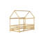 Lit en bois pour lit simple avec structure de toit, garde-corps de sécurité-165406660-165406667