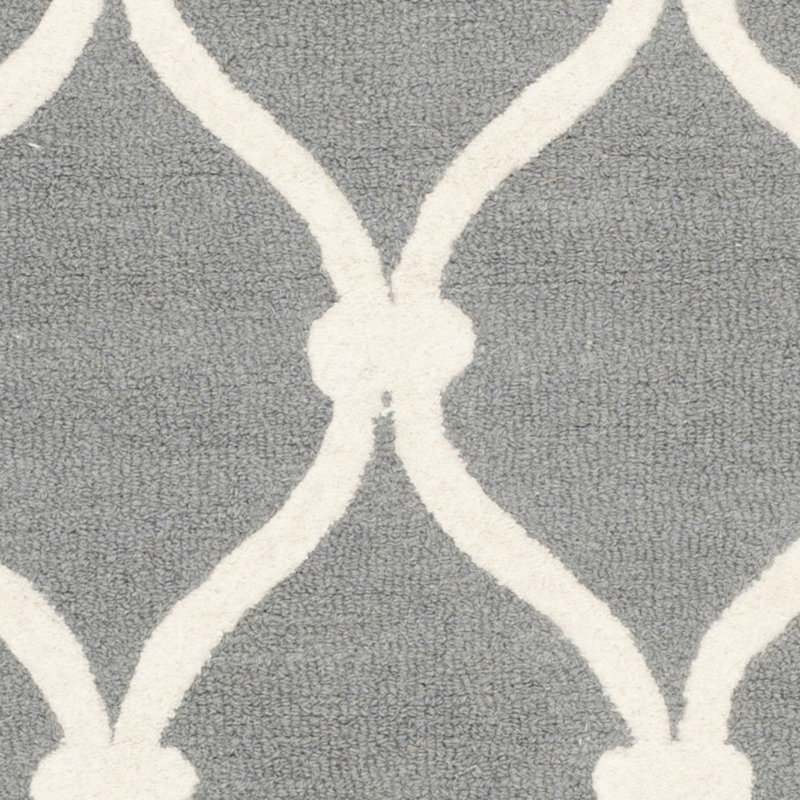 Tapis en laine touffeté à la main Cannen, Rond 6 pi