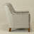 29.5'' W Top-Grain Genuine Leather Upholstered Armchair-1233655020
