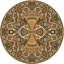 Tapis 100% à motifs lavables à la machine 2989 Pat124-BRN-1596931123