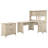 Ovia Writing Desk Office Set with Hutch-1700974762