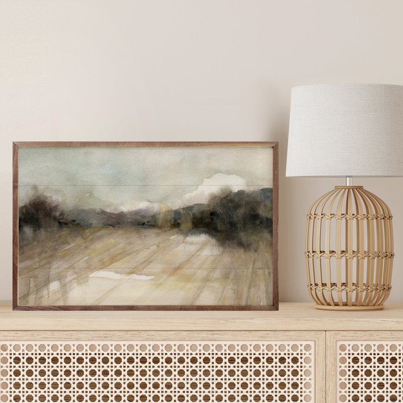Abstract Field By Carol Robinson, 5" H x 8" W