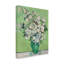 «Roses 1890 Green Vase» par Vincent Van Gogh, peinture sur toile tendue-693903049