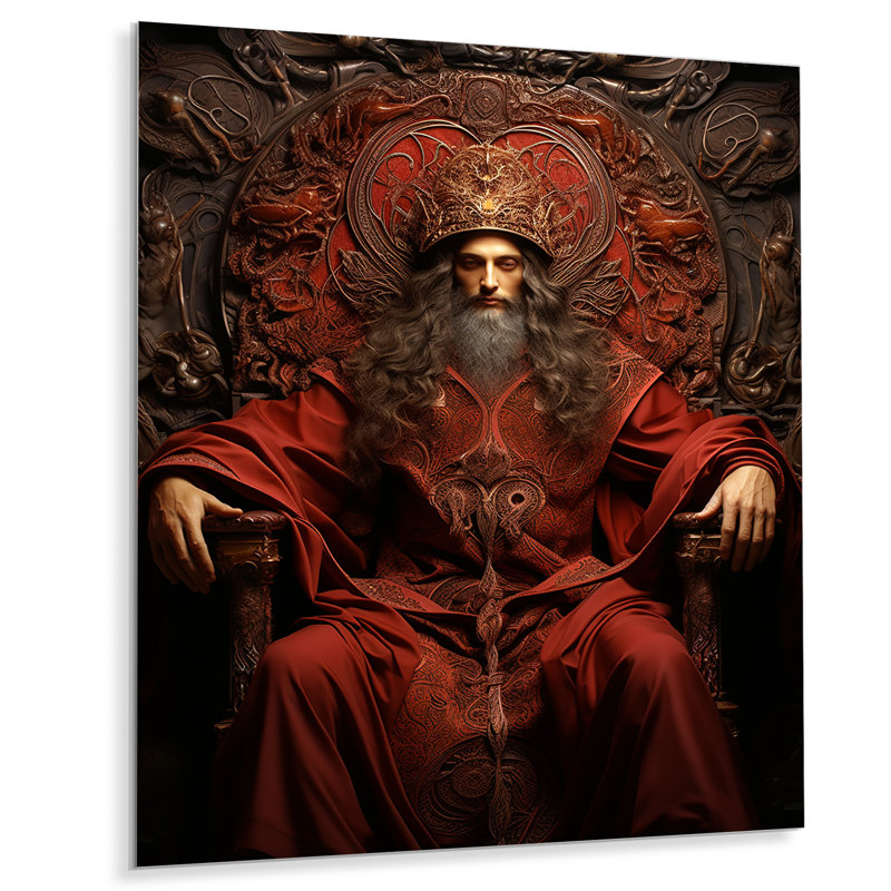 Modern Judaism Solomons Royal Throne - Judaïsme, art mural en métal, H 20 po x l 12 po x P 1 po