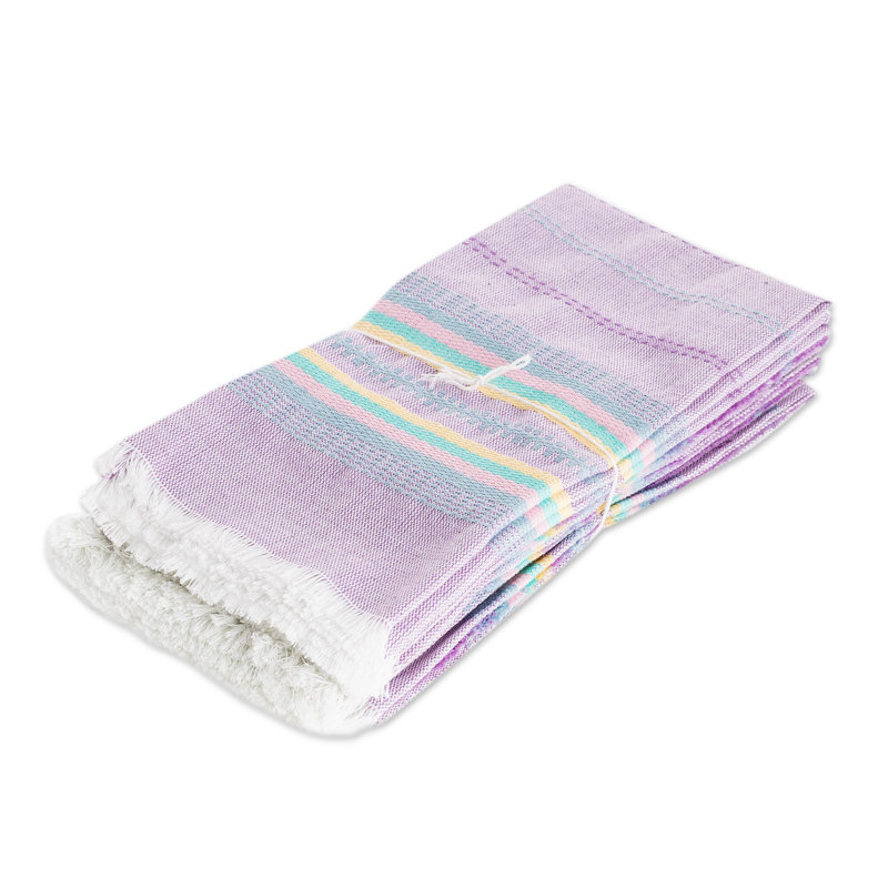 Maraki Cotton Striped Square Napkin