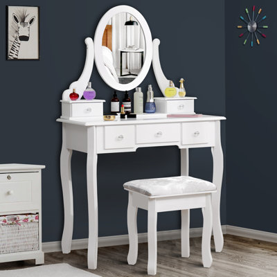Dunreith Dressing Table with Mirror