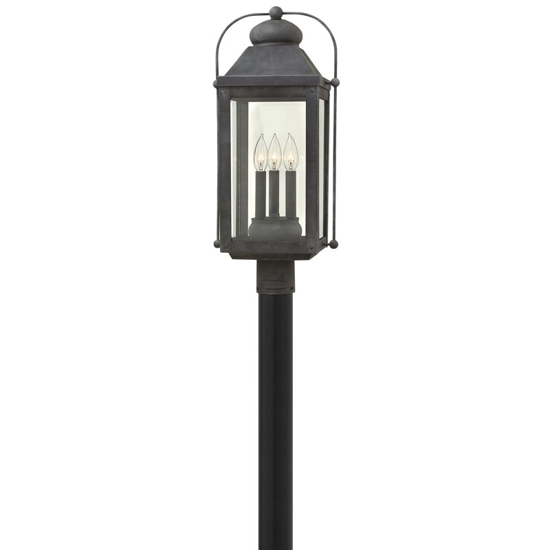 Anchorage 3-Light Lantern Head, Aged Zinc