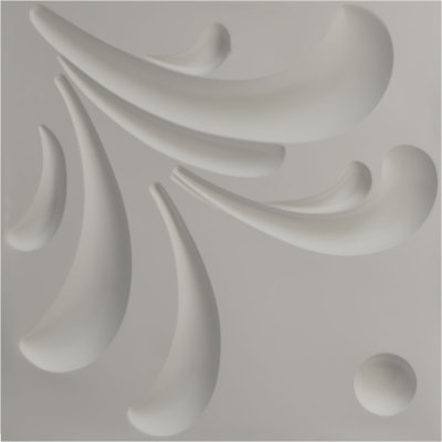 Panneau mural décoratif 3D en acacia EnduraWall l 19 5/8 po x H 19 5/8 po (couvre 2,67 pieds carrés)