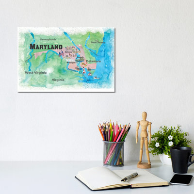 Maryland Travel by Markus & Martina Bleichner - Wrapped Canvas Print