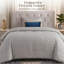 Ensemble de couette 2 pièces Arrow White par Utopia Bedding, couette imprimée, taille simple, ensemble de couette en duvet synthétique doux, 1 couette (163 x 224 cm) 1 taie d'oreiller (51 x 66 cm)-136115342-136115351-136115363
