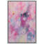 Sarcelle vibrante rose pastel à l'aquarelle, coups de forme abstraite, art moderne, détente / calme-94585363-94585364