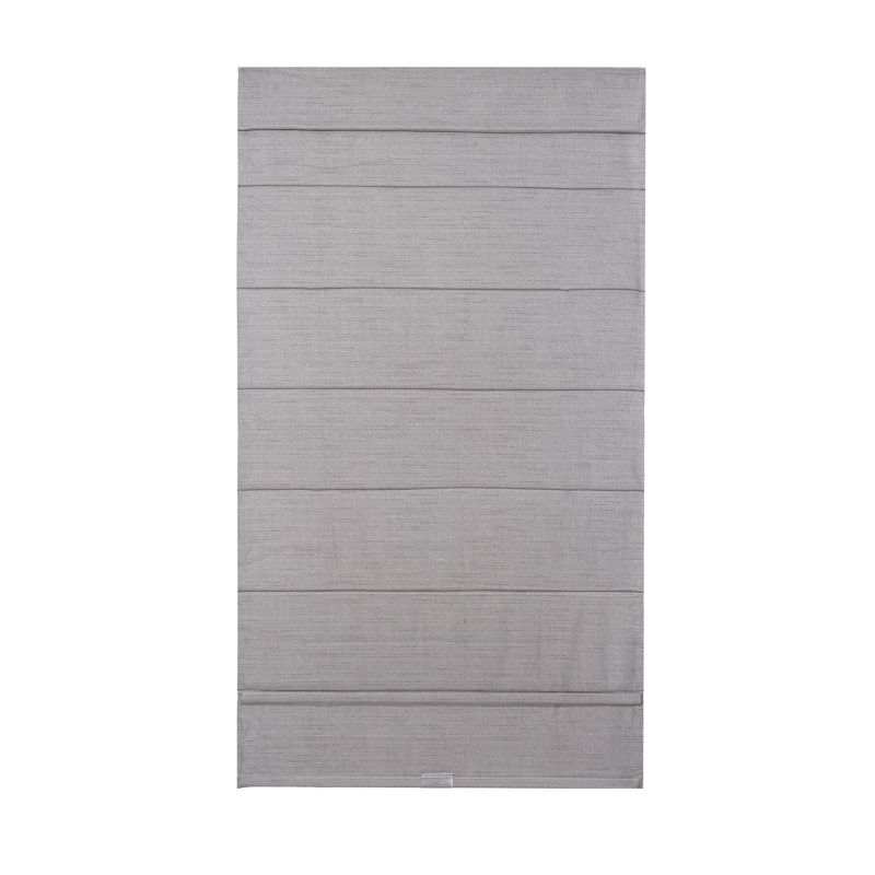 Store romain obscurcissant en tissu Fold, Gris foncé, L 39 po x L 64 po