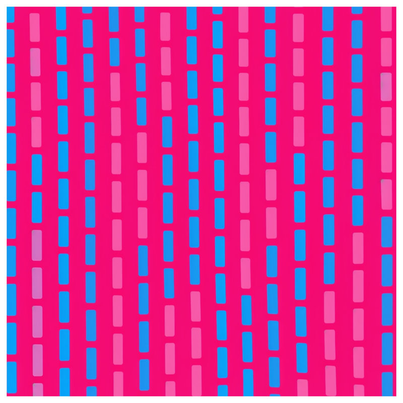 Édredon rose / bleu / rectangulaire, Lit simple
