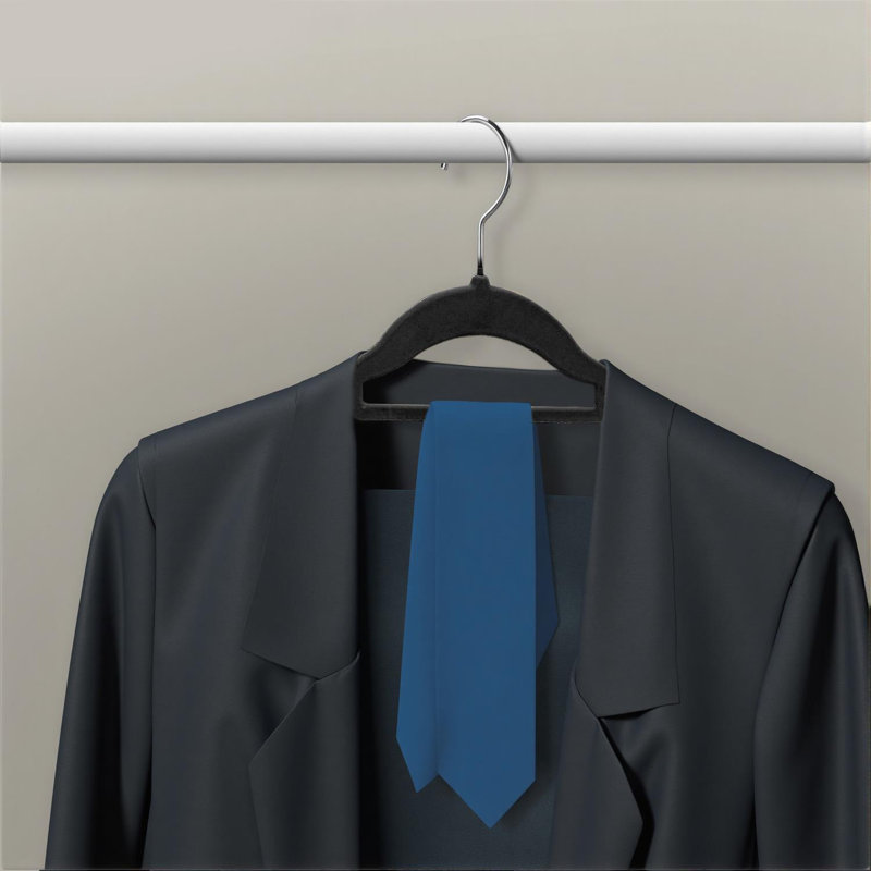 Plastic Accessories Hanger, Black