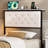 Headboard With Storage And Charging Station, Upholstered Storage Headboard Only With Bed Frame Brackets Adapter, Button Tufted Design, Easy Assembly-186466652-186466655