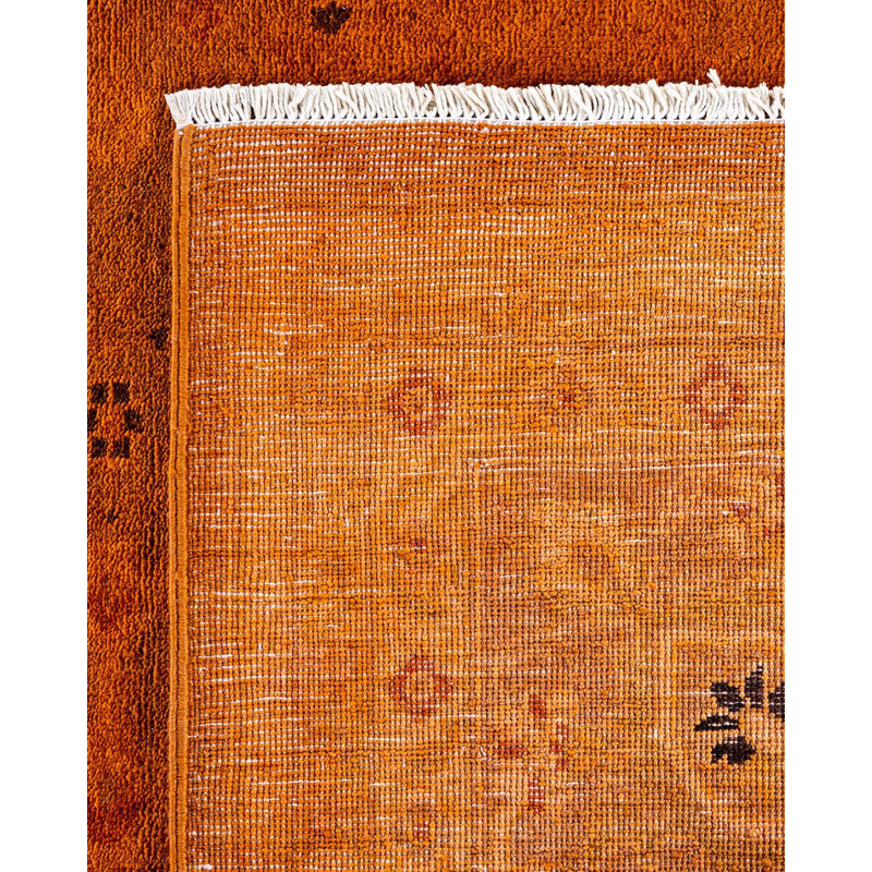Overyed One-of-a-Kind Rectangle 9'2" X 12'2" Hand Knotted Area Rug