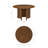 Sloane 54 Inch Round Dining Table In Walnut