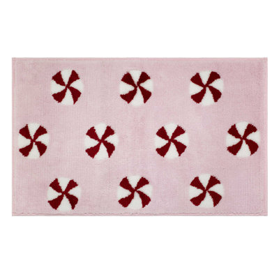  Peppermint Candy Pink Rug