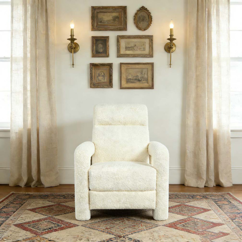 Fauteuil inclinable 31,25 po avec dossier inclinable, Beige