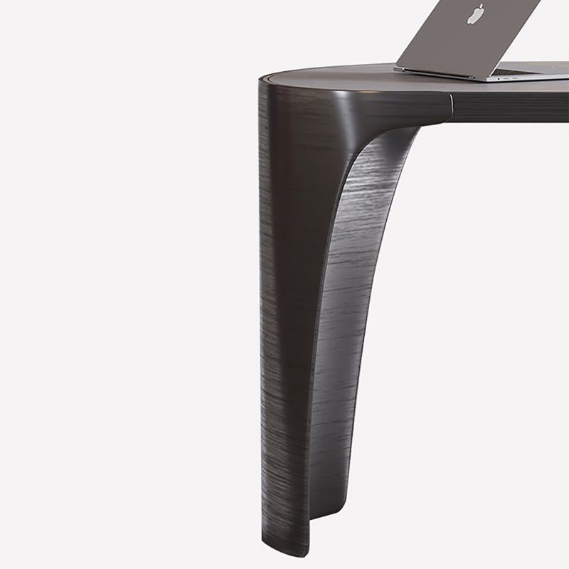 Bureau moderne en porcelaine, H 29,5 po x l 63 po x P 27,6 po