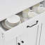 Armoire de rangement sur roulettes avec station de charge pour îlot de cuisine