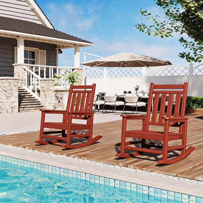 2pcs HDPE Rocking Chair