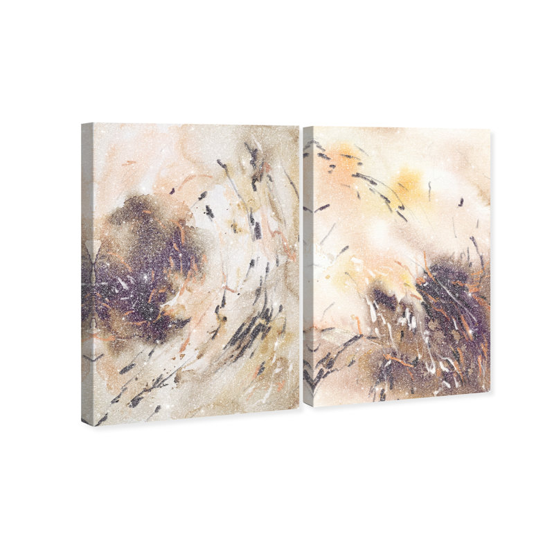 Floating Autumn Set Set by Oliver Gal, 72"H x 48"W, Gallery Wrapped