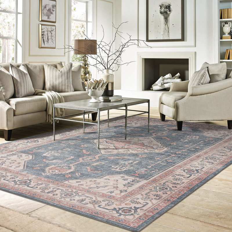 Tapis lavable à la machine BELIDDA, Rectangle 3 pi 6 po x 5 pi 6 po