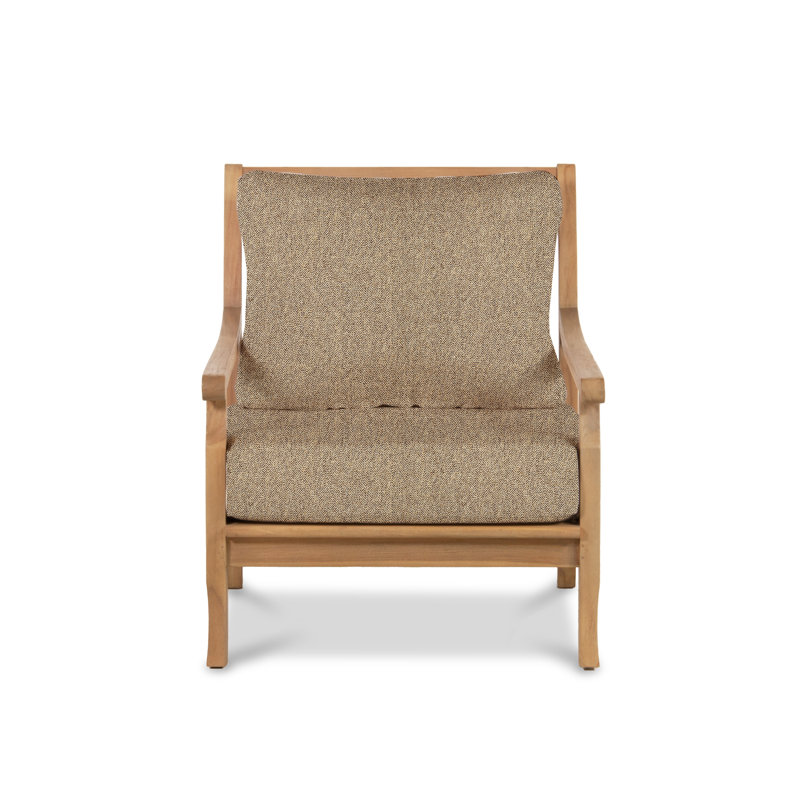 Stockton Outdoor Teak Lounge Chair, Preview Toffee