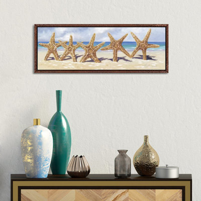 Starfish I 1 Piece Panoramic Wall Art on Canvas