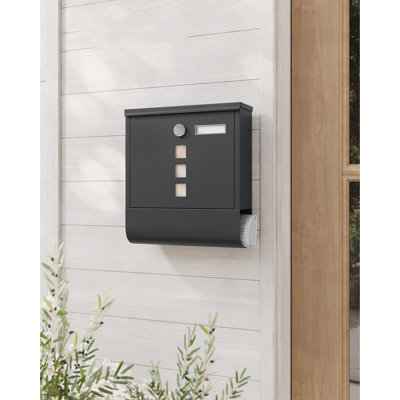 Lenka Steel Post Mounted Post Box