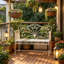 Banc de jardin extérieur
