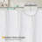 Farmhouse Shower Curtain Set With Macrame Lace Decor, Linen Cotton Fabric Bathroom Curtain With Liner, Modern Country Style-1696059046