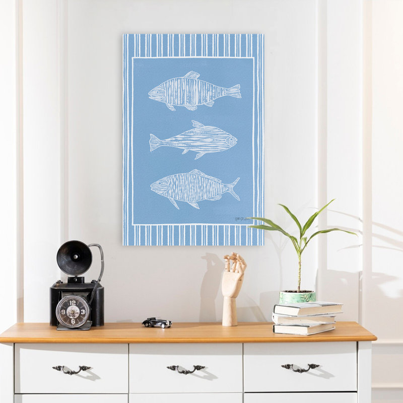 Beachy And Nautical Cape Cod Fish II, 24" H x 16" W