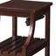 Table de bout avec station d'alimentation USB