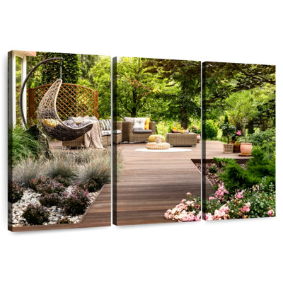 Kerrick Wooden Garden Deck
