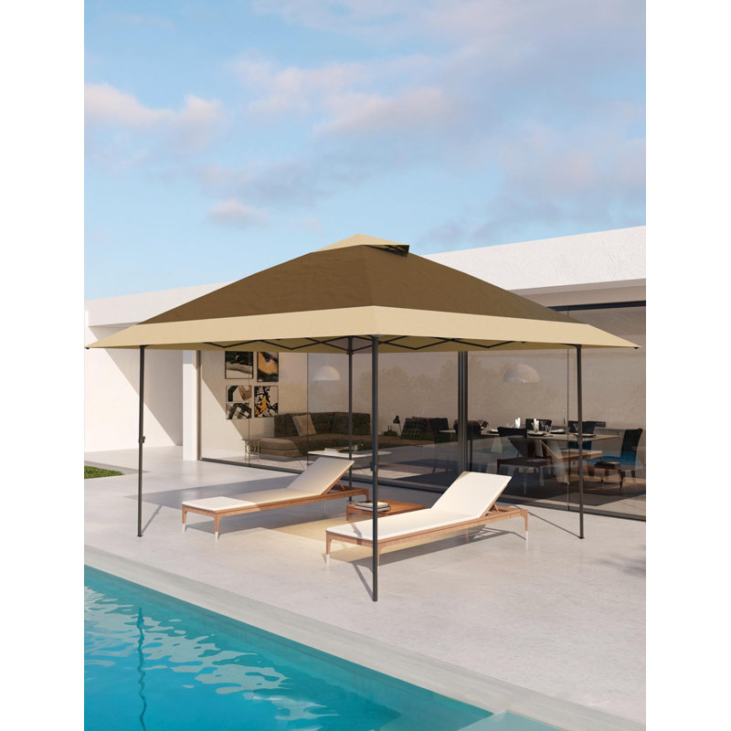 Pavillon de jardin Pop Up, Brun
