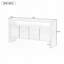 Armoire de ferme 4 portes avec tablette de rangement ouverte-329360876
