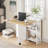 Folding Dining Table, Drop Leaf Dining Table With 6 Wheels And 2-Layer Storage Shelf, Space Saving Dining Table For Small Spaces (Natural Wood, 50.1" D X 31.4" W X 29.5" H)