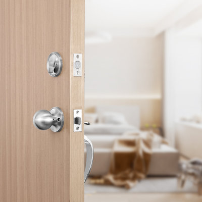 Front Door Handle and Deadbolt Set